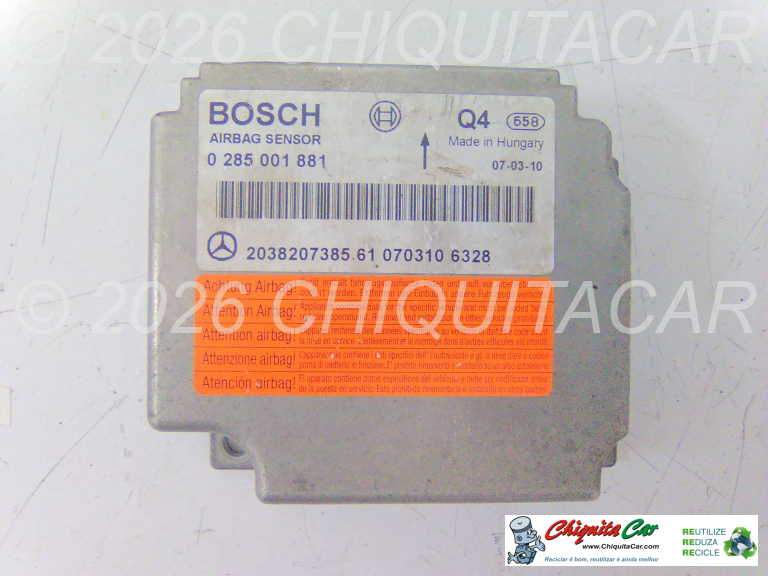 CENTRALINA AIRBAG/CINTOS  MERCEDES Classe C (203) 