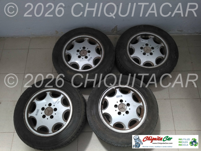 CONJUNTO RODAS C/ JANTE ALUM MERCEDES Classe C (202) 