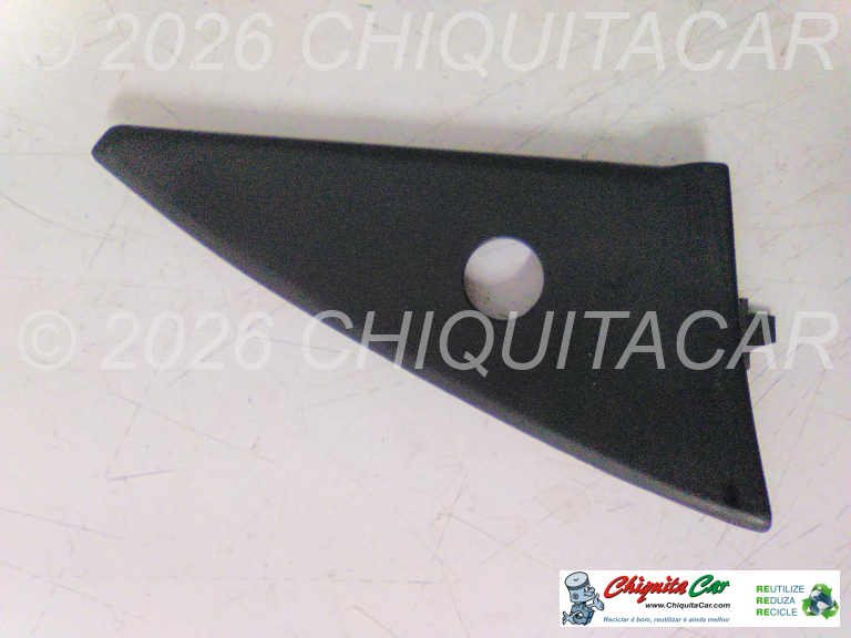 PLACA INTERIOR ESPELHO DTA C/ FURO MERCEDES 190 (201)