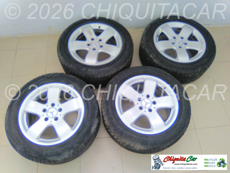 CONJUNTO RODAS C/ JANTE ALUM MERCEDES Classe E (211) 
