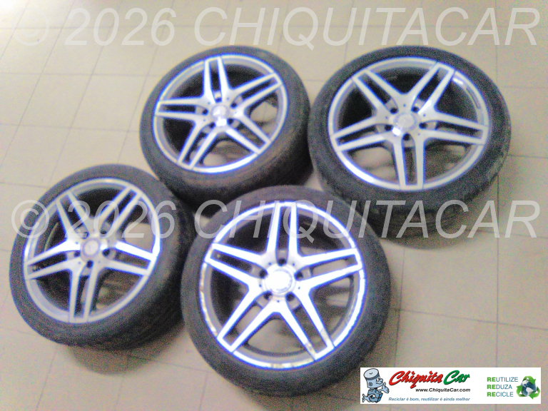 CONJUNTO RODAS C/ JANTE ALUM MERCEDES Classe E (212) 