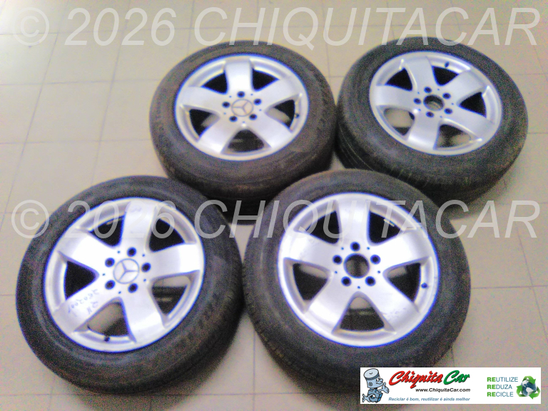 CONJUNTO RODAS C/ JANTE ALUM MERCEDES Classe E (211) 