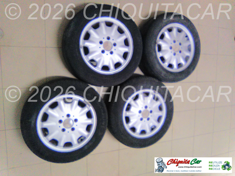 CONJUNTO RODAS C/ JANTE ALUM MERCEDES Classe C (202) 
