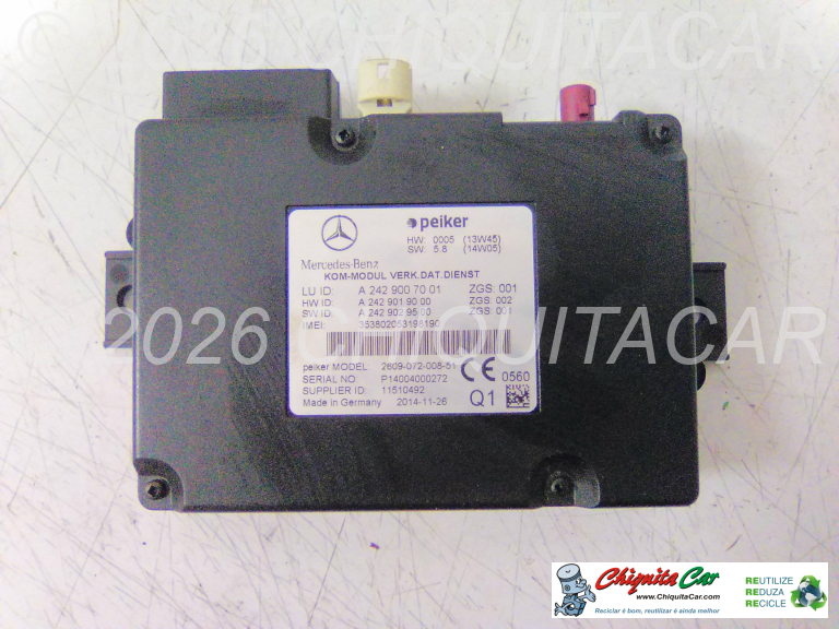 MODULO GATEWAY MERCEDES Classe E (212) 