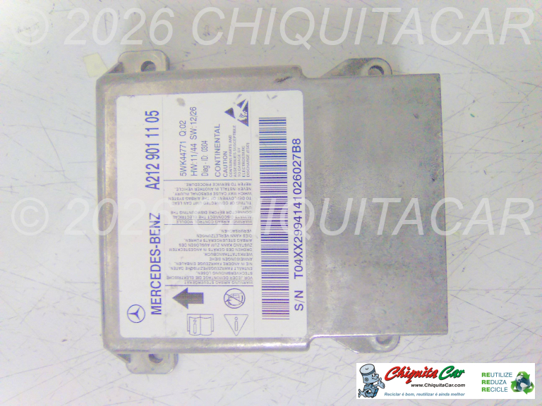 CENTRALINA AIRBAG/CINTOS  MERCEDES Classe E (212) 