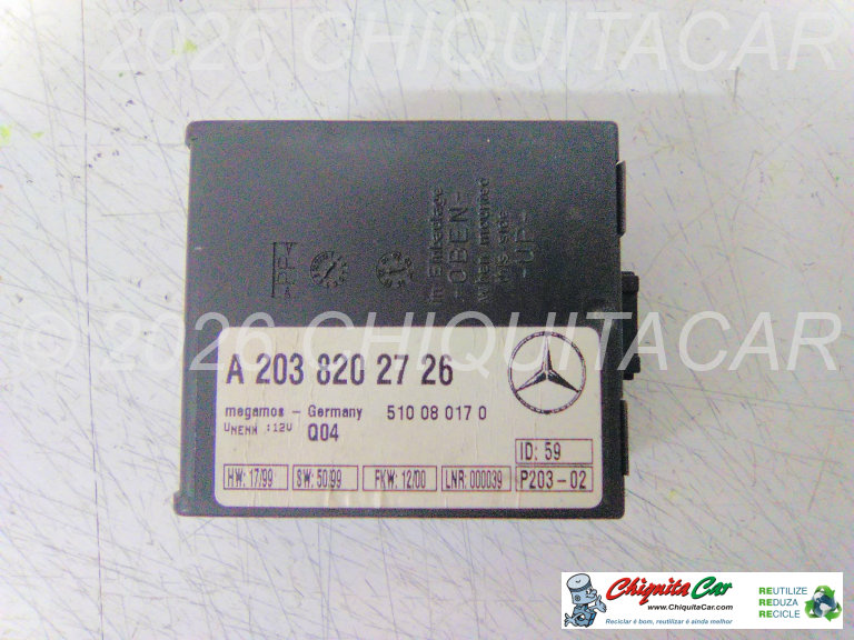 MODULO ALARME MERCEDES Classe C (203) 