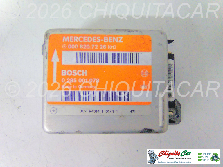 CENTRALINA AIRBAG/CINTOS  MERCEDES 124