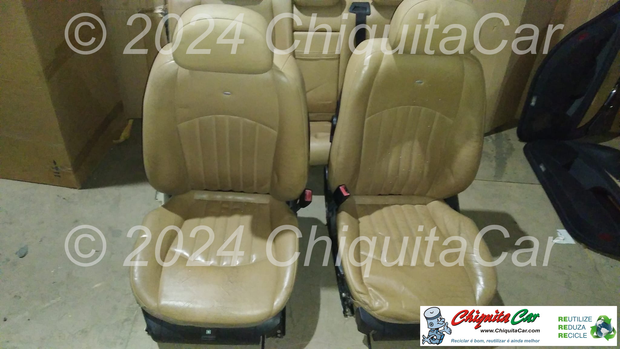 INTERIOR COMPLETO PELE  MERCEDES Classe E (211) 