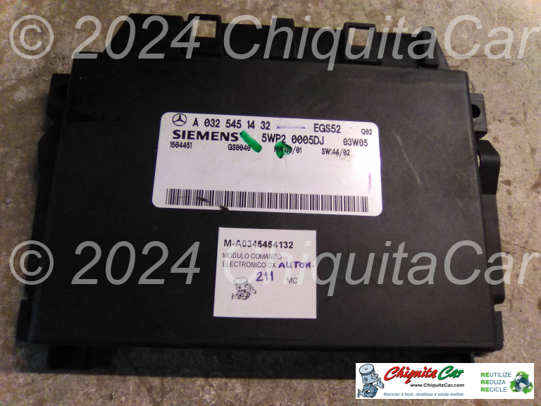 MODULO COMANDO CAIXA AUTOMATICA MERCEDES Classe E (211)  [2002-2009]