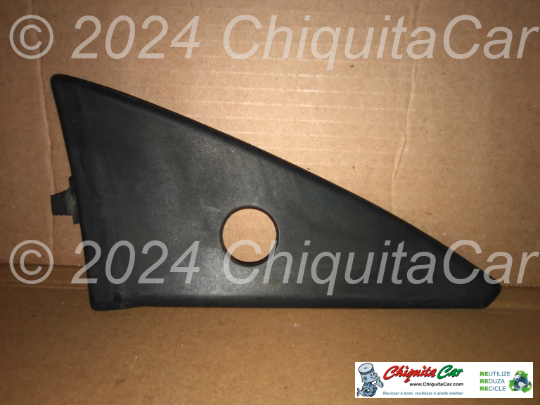 PLACA INTERIOR ESPELHO DTA C/ FURO MERCEDES 190 (201) [1982-1993]