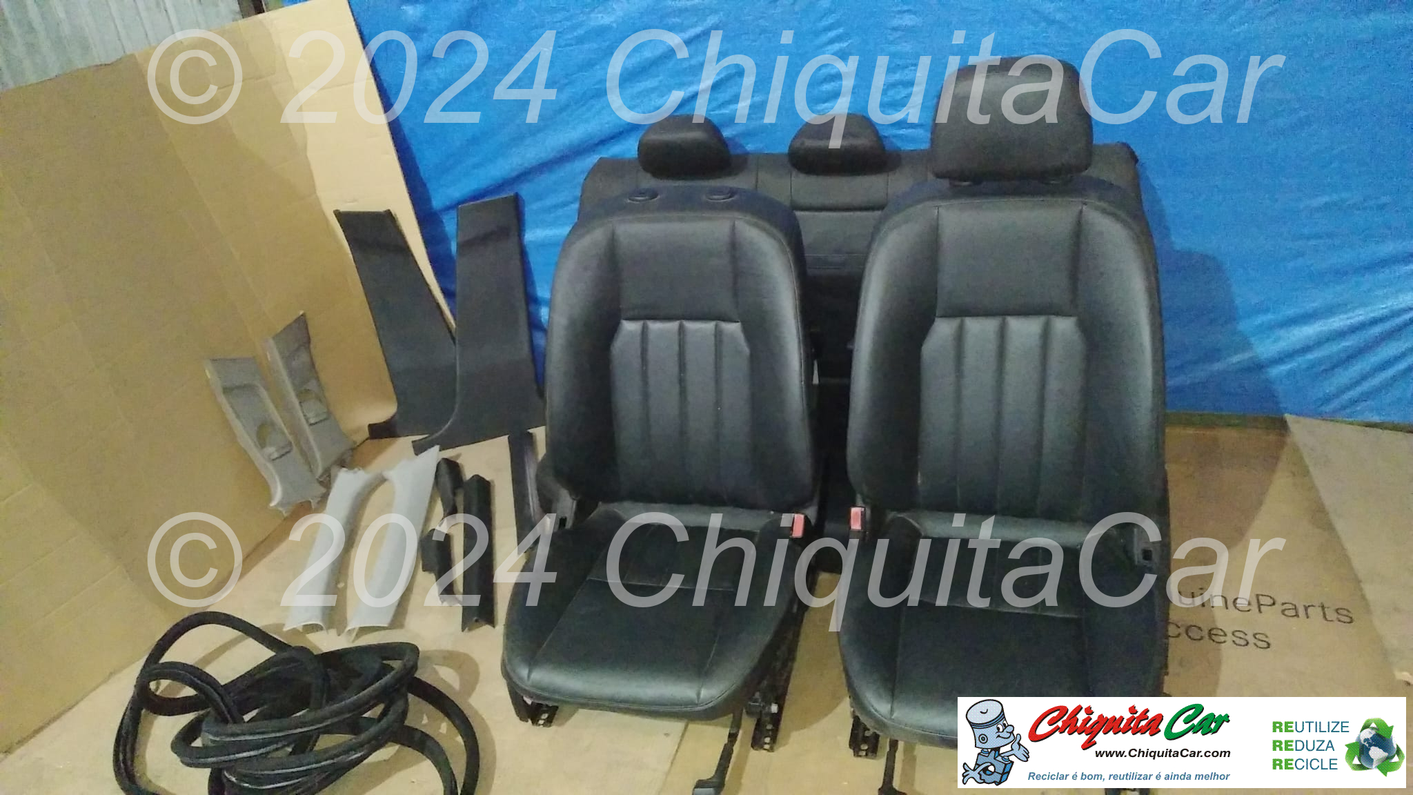 INTERIOR PELE BANCOS+FORROS MERCEDES Classe C (204) 