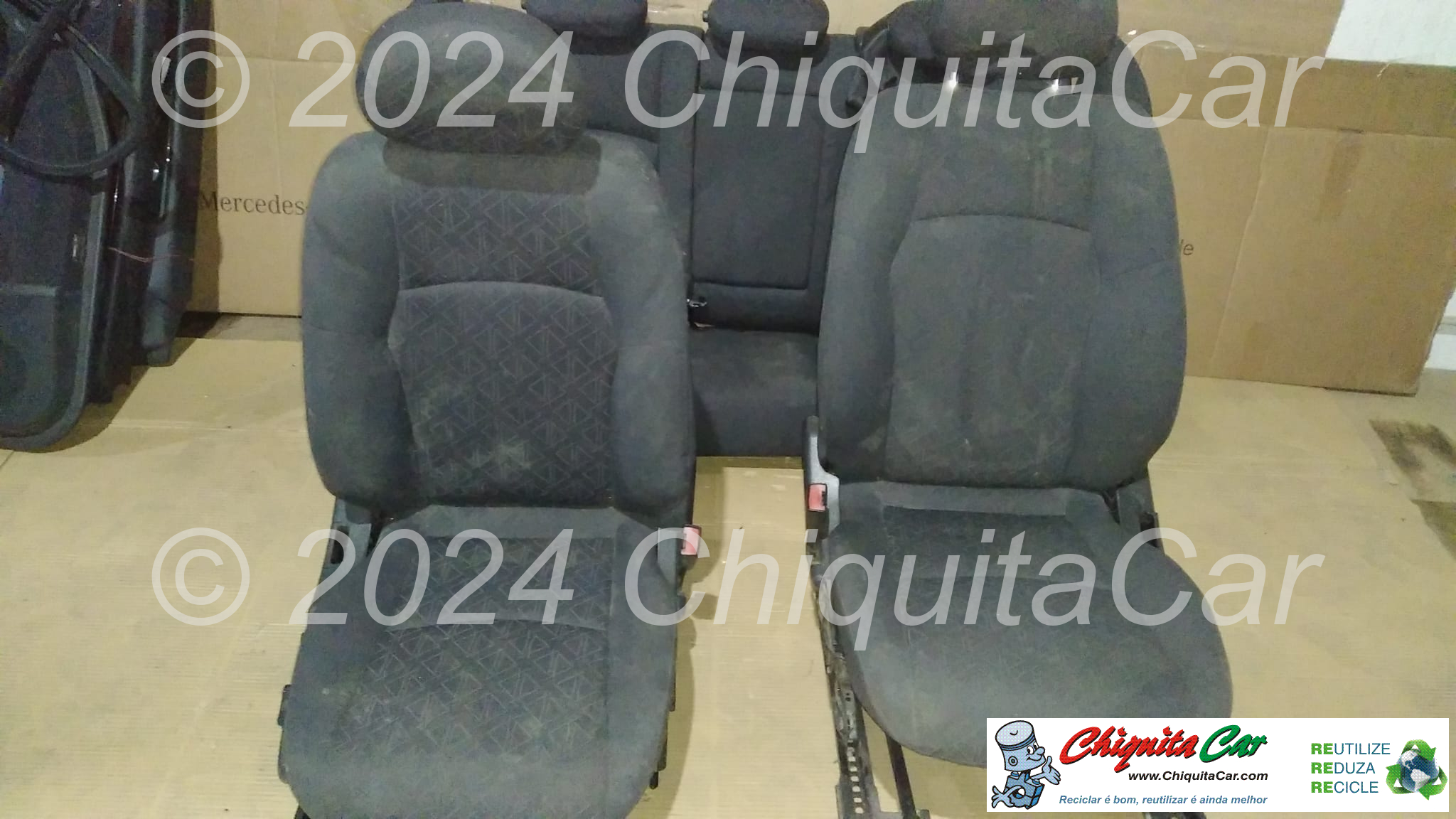 INTERIOR COMPLETO TEXTIL MERCEDES Classe C (203)  [2000-2008]