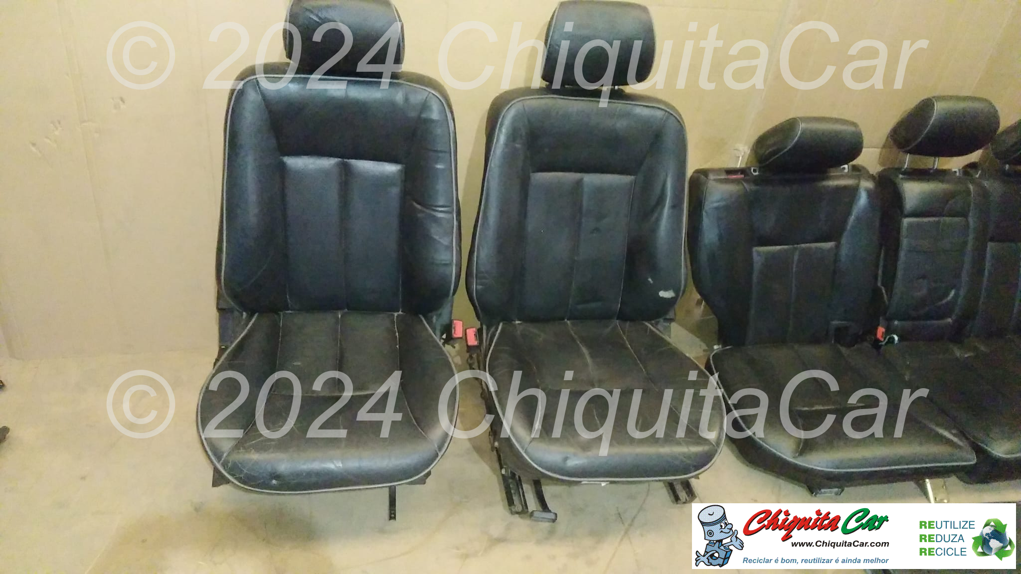 BANCOS/FORROS - INTERIOR INCOMPLETO MERCEDES Classe E (210) 