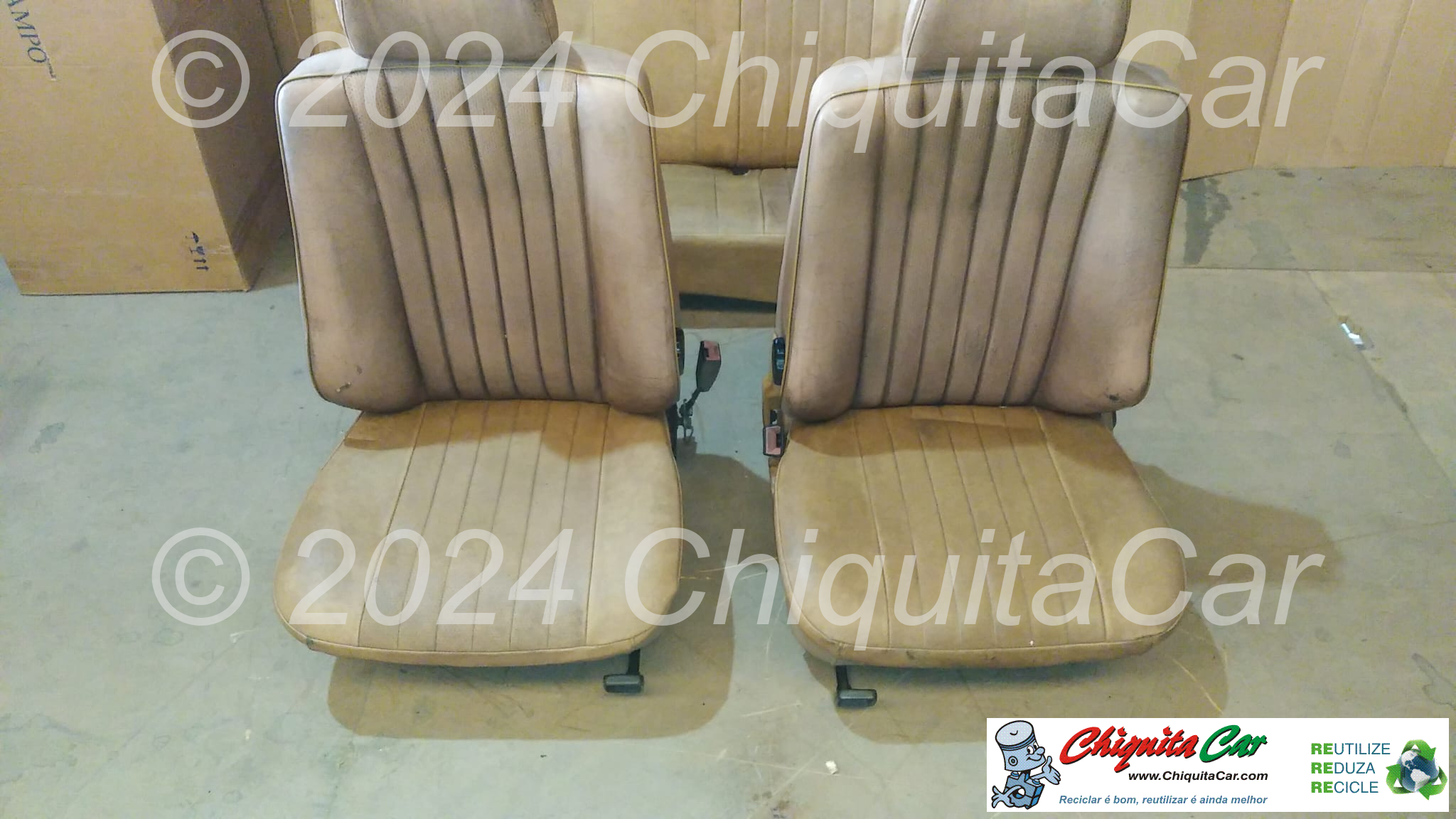 BANCOS/FORROS - INTERIOR INCOMPLETO MERCEDES 124