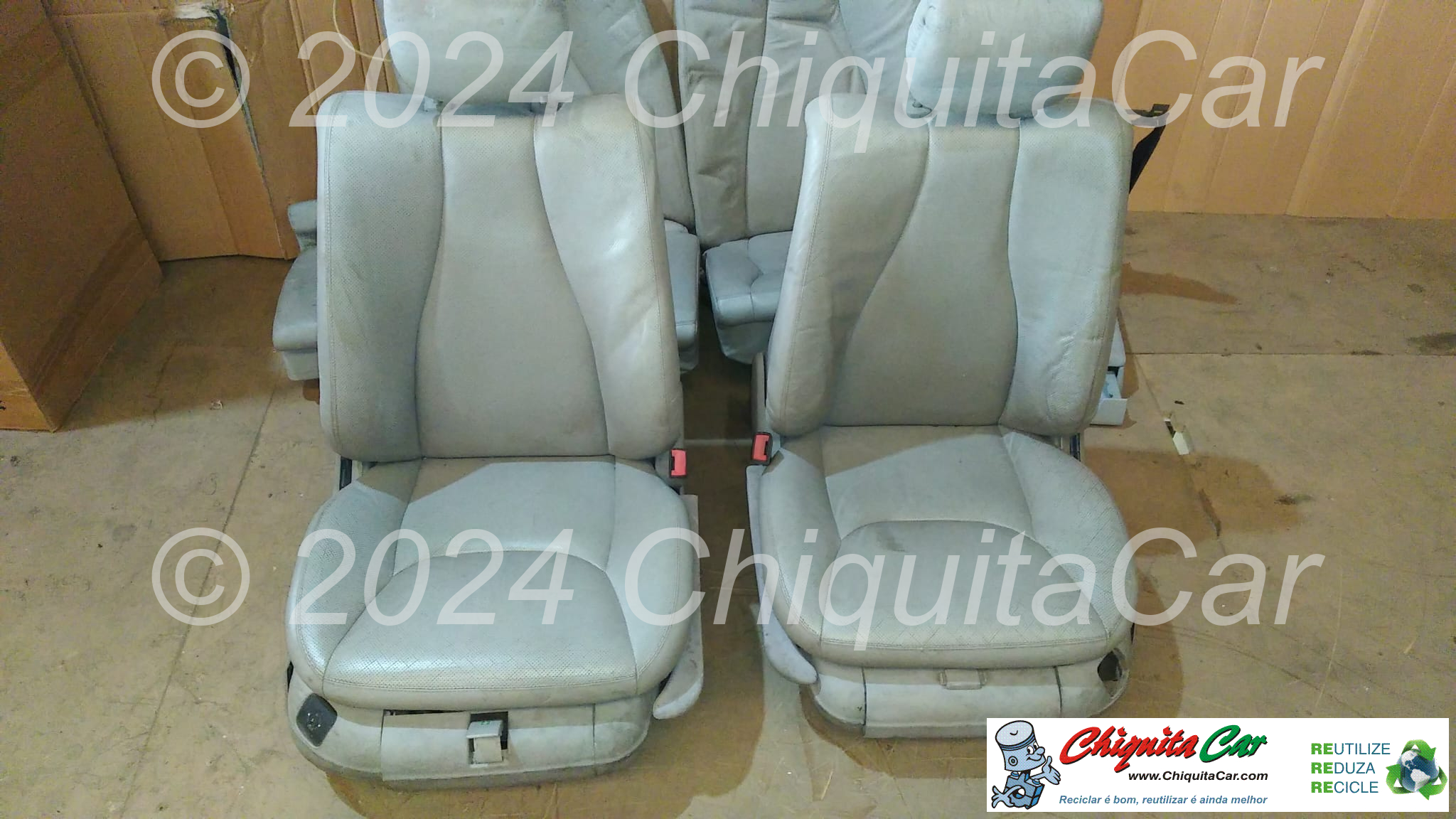 INTERIOR COMPLETO PELE  MERCEDES Classe S (220) 