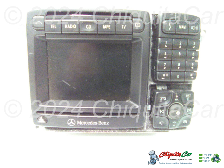 UNIDADE RADIO, CD, GPS MERCEDES Classe S (220) 