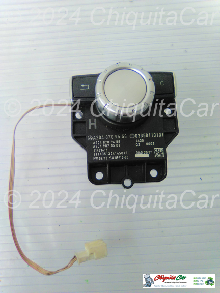 REGULADOR AUDIO/COMAND MERCEDES Classe C (204) 