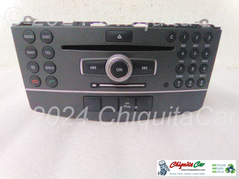 UNIDADE RADIO, VIDEO, GPS MERCEDES Classe C (204) 