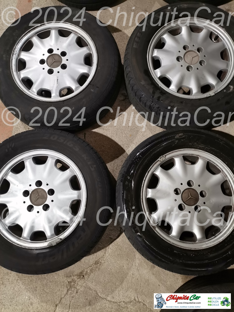 CONJUNTO RODAS C/ JANTE ALUM MERCEDES Classe C (202) 