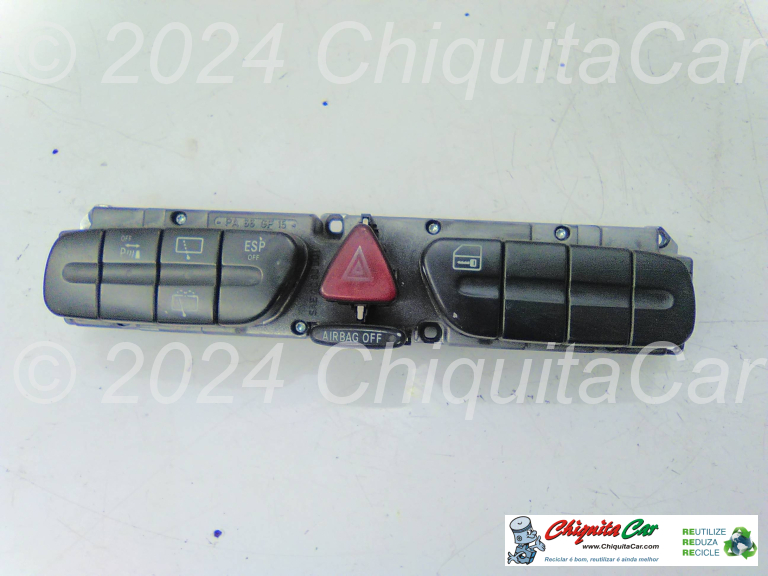 INTERRUPTOR 4 PISCAS L VIDRO TRAS F/CENTRAL MERCEDES Classe C (203) 